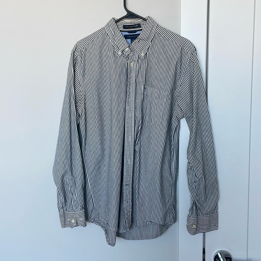 Men’s Tommy Hilfiger Academy Poplin Button Down Size M